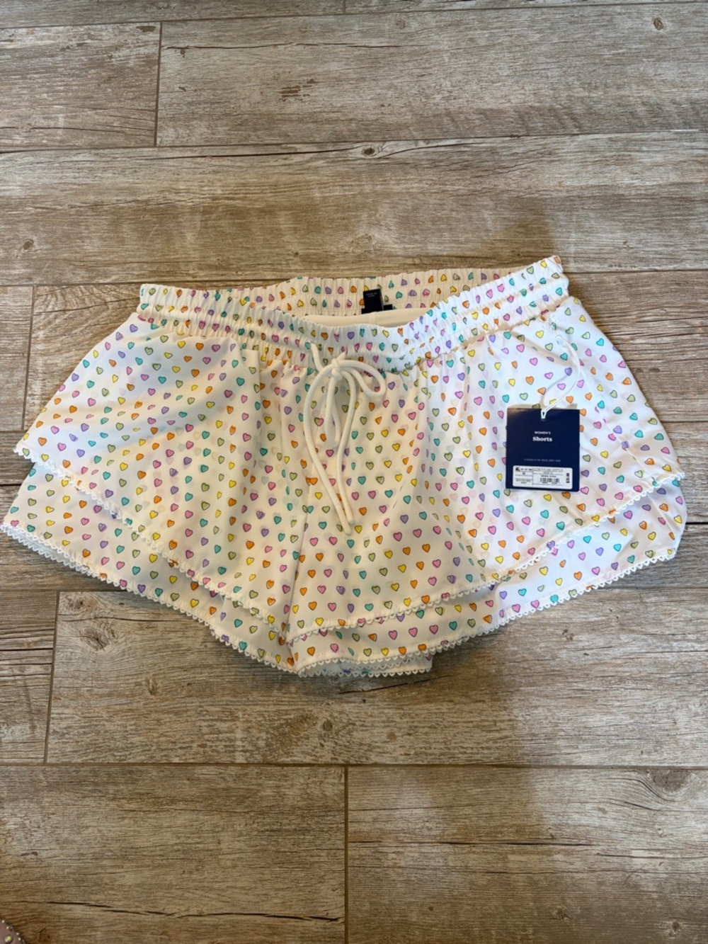Roller rabbit X Target heart shorts multicolor So cute & sold out! Sz M NWT